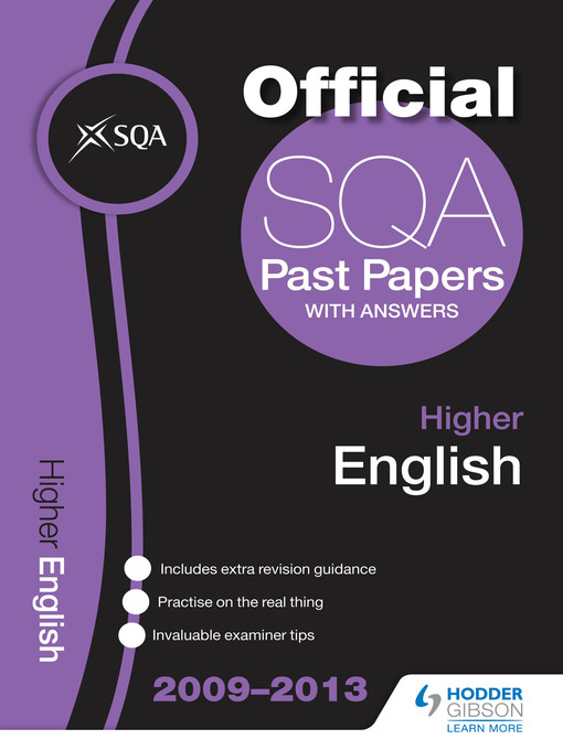 Title details for SQA Past Papers 2013 Higher English by SQA - Wait list